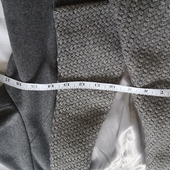 Heartloom Mackie Wool Blend Ribbed Knit Lapel Jacket Blazer Sz S - Picture 14 of 15